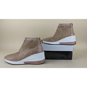 Aqua College Kandice Sneakers Womens 7 M Pink Rhinestones Waterproof Shoes NWB